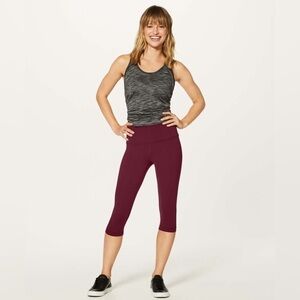 Lululemon Wunder Under Hi-Rise 1/2  Tight *Full-On Luxtreme 17"